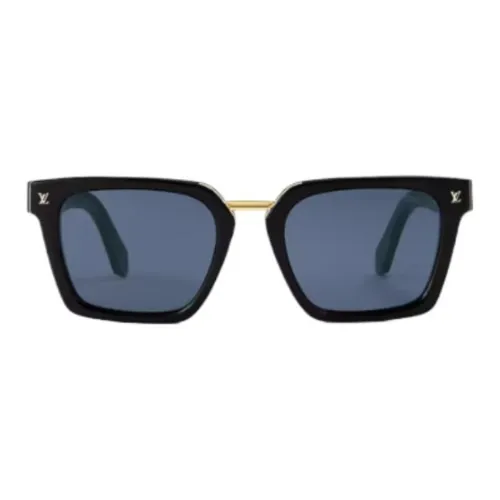 LOUIS VUITTON Металл Ацетат Нерегулярная форма Солнцезащитные очки Унисекс Черный