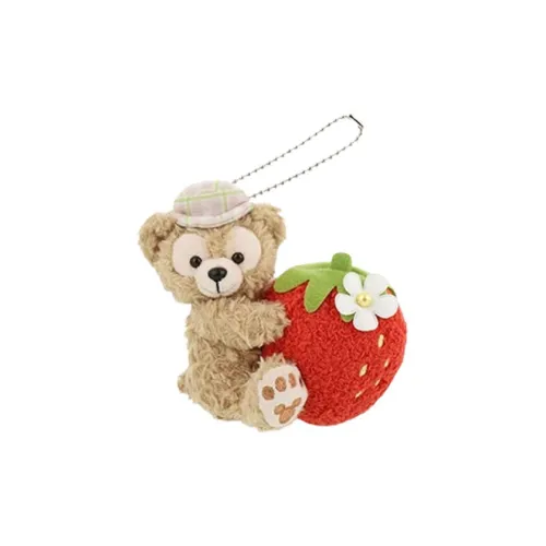 Disney Duffy и Friends Сердце Форма Коллекция Strawberry Даффи Куклы Плюшевый Брелок 9 см Высота