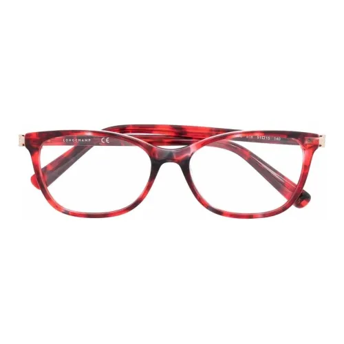 LONGCHAMP Ацетат Прямоугольные Оправы для Очков Женские Красные