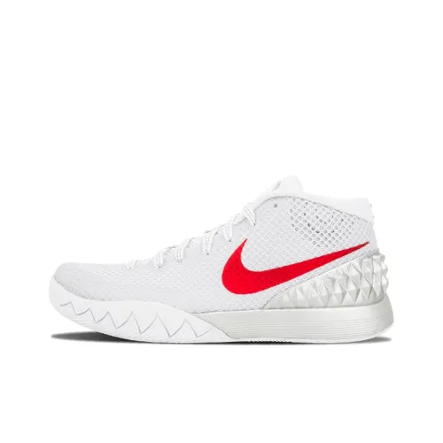 Nike Kyrie 1 Opening Night GRAND PRIX Нескользящий Легкий MID Баскетбольные кроссовки для игры Мужской Белый