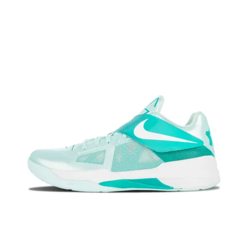 Nike KD 4 Пасха Противоскользящие Низкие Баскетбольные Кроссовки Мужские Синие