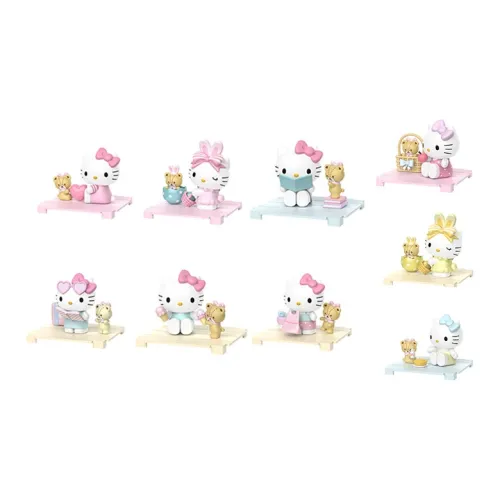 TOP TOY Hello Kitty Sweetheart Playmate Collection Blind Boxes Single Mystery Box Full Box 8 Pack