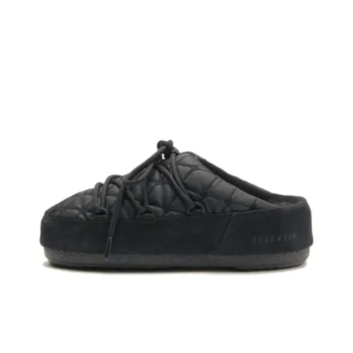 MOON BOOT Резиновая подошва Домашние тапочки Женские Черный