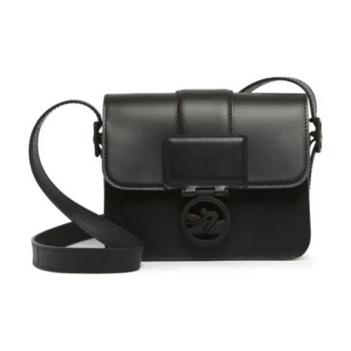 LONGCHAMP Коробка TROT Телячья кожа Сумка через плечо Маленькая Женская Черная