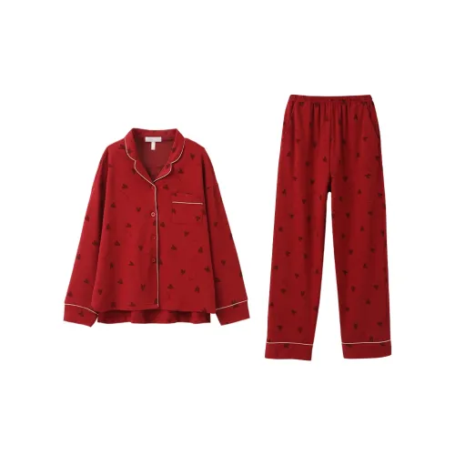 Huggy Kissy Красный Женские Пижамные Комплекты