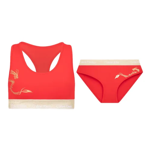 Calvin Klein Year of the Dragon Limited Series Комплект нижнего белья Женский Рубиновый Красный