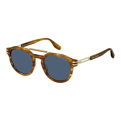 MARC JACOBS OVAL SUNGLASSES Мужские Черепаховый
