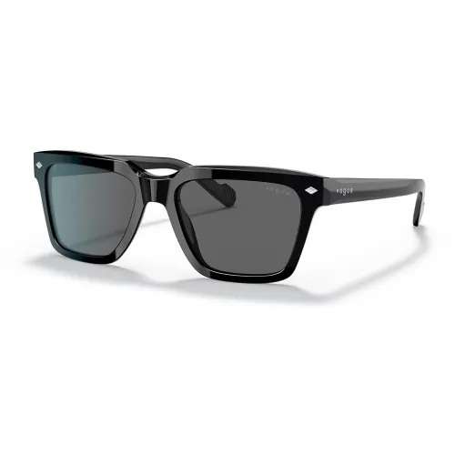 VOGUE Ацетат Квадратные Солнцезащитные Очки Мужские Черные