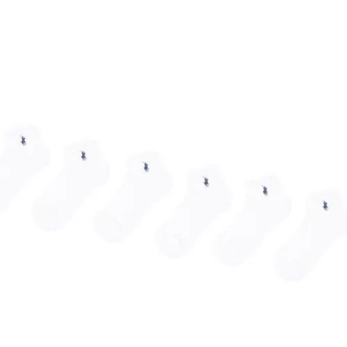 Polo Ralph Lauren Высокие носки Женские 6 Upper Пачка Белый