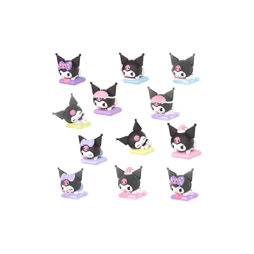 TOP TOY x SANRIO Kuromi Дом Life Cute Бобовый Blind Box Single Mystery Bag Full Box 18 Pcs