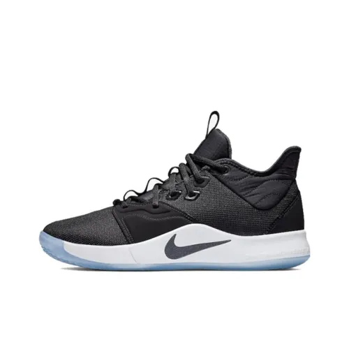 Nike PG 3 Черный Белый Перец 3 Low Топ Баскетбольные кроссовки для игры Мужской Черный Белый