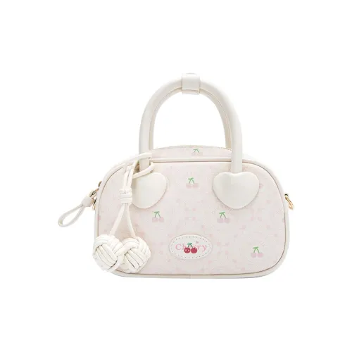 SEM R ПВХ и ПУ (полиуретан) Смешанная Синтетическая Кожа Подушка Сумка Ручная Сумка Сумка через плечо Маленькая Женская Молочно-белая Мечтательно-розовая