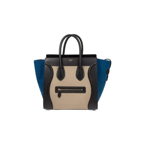 CELINE Телячья кожа Сумка Мини Женская Серый Синий Черный