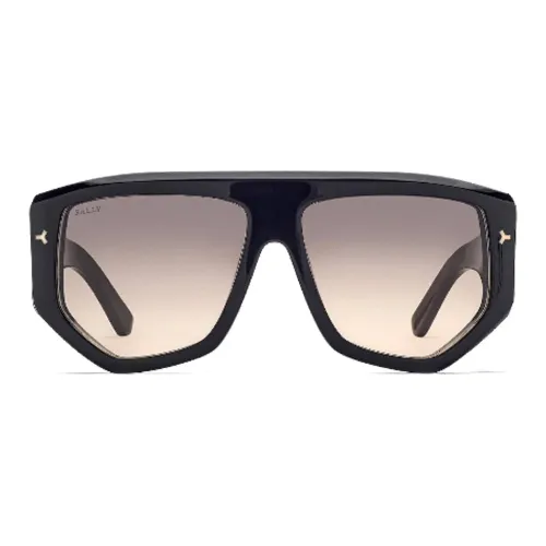 BALLY Пластик Нерегулярная форма Солнцезащитные очки Женские Черный
