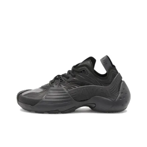 Lanvin Низкий топ массивные кроссовки женские черные