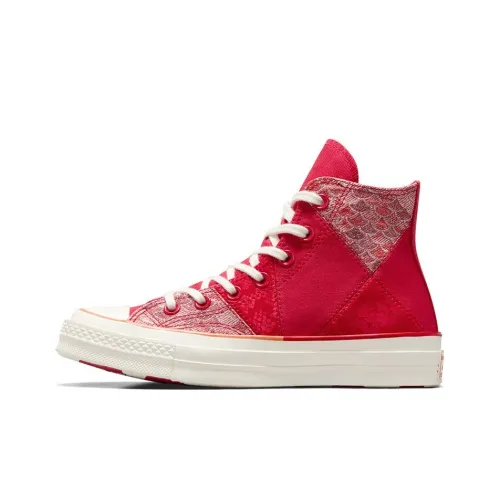 Converse 1970s High Top Canvas Shoes Unisex Red Конверс 1970s Высокие Кеды Унисекс Красный