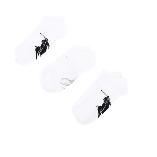 Polo Ralph Lauren Низкие носки Мужские 3 упаковки Белые