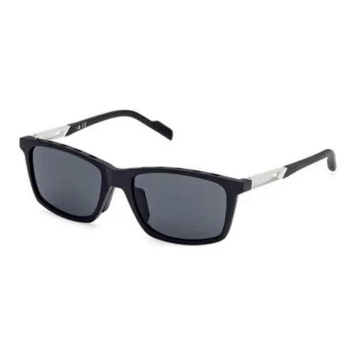 Adidas Plastic Square Sunglasses Men's Black