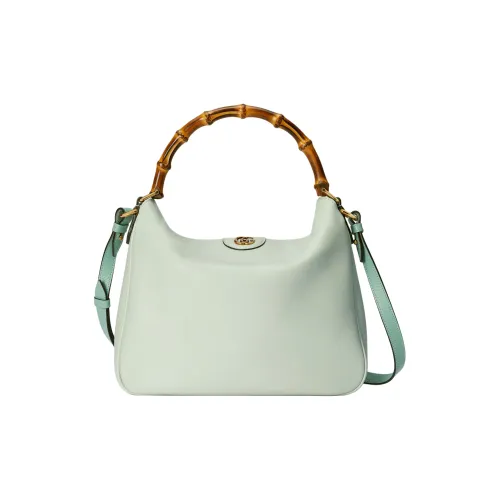 GUCCI Diana Кожа Портативная Сумка через плечо Сумка на плечо Средняя Женская Светло-зеленая