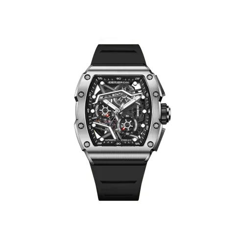 CERIEPON Механические Мужские Часы 49мм*42мм*13мм Черные