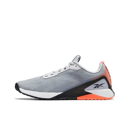 Reebok Nano X1 Амортизаторы Shock Absorbers Противоскользящие Устойчивые к истиранию Дышащие Низкие Кроссовки для тренировок Женские Серый Оранжевый