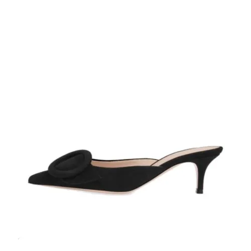 GIANVITO ROSSI Домашние тапочки Женские Черные