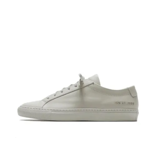 COMMON PROJECTS Низкий Топ Стильный Скейтбординг Мужской Тофу Белый