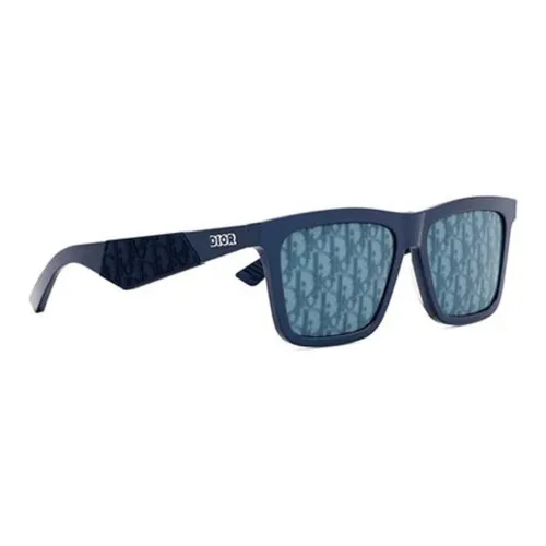 DIOR Нерегулярная форма Солнцезащитные очки Мужской Синий