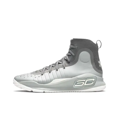 Under Armour Curry 4 High Топ Баскетбольные кроссовки Мужской Cold Gray Black