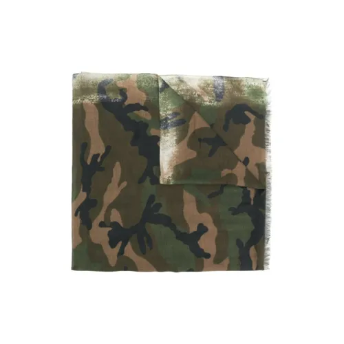 Valentino Вязаные шарфы Мужской Армейский зеленый