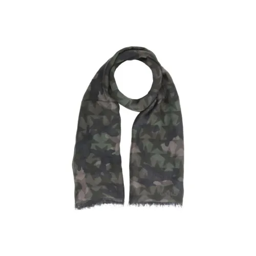 Valentino Вязаные шарфы Мужской Серый