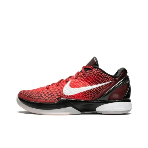 Nike Zoom Kobe 6 ASG West дерзкий красный Коби 6 противоскользящий легкий низкий топ баскетбольные кроссовки для игры мужской красный