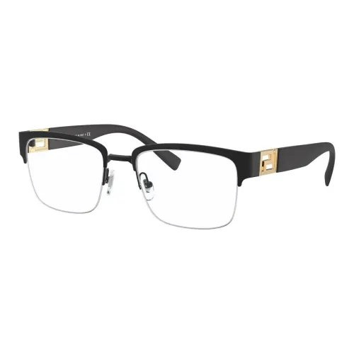 VERSACE Металл Квадратные Оправы для очков Мужские Черные