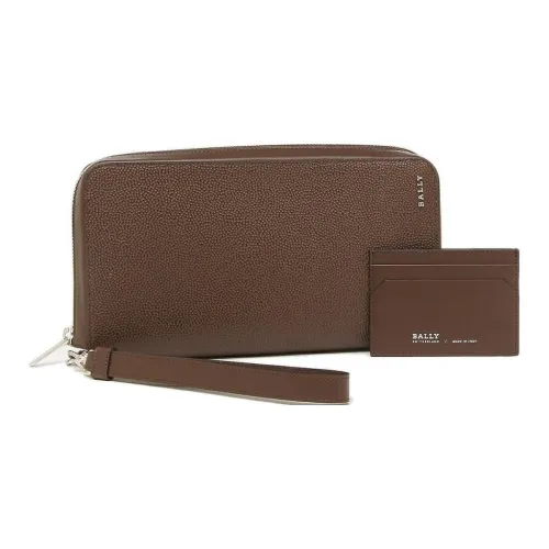 BALLY Кожа Клатч Мужской Коричневый Кокосовый Зеленый