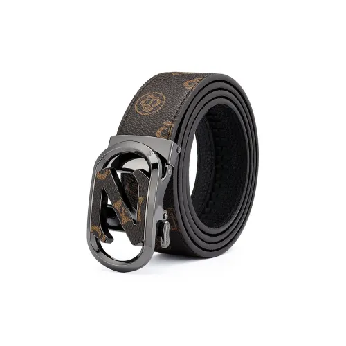 Mulinsen Fashion Business Повседневный Автоматическая застежка Корейский стиль Брюки Обхват талии Ремень Кожаные ремни Мужской Ширина 3,5 см