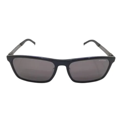 Tommy Hilfiger Металл Квадратные Солнцезащитные очки Унисекс Черные