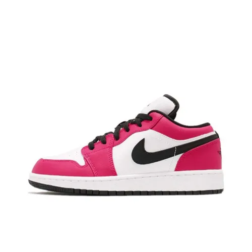 Jordan Air Jordan 1 Low GG 'Rush Pink' Low Top Винтажные баскетбольные кроссовки Женские Белый Розовый