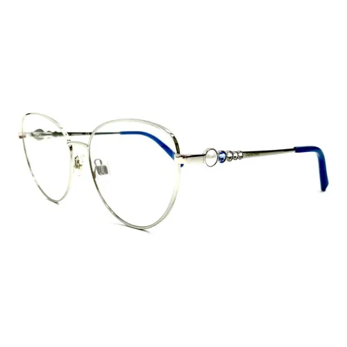 Swarovski Металл Кошачий глаз Оправы для очков Женские Золото