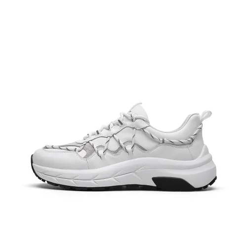 Кроссовки CROWN для бега Мужские Белые One Yard Plus