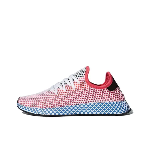 Adidas Originals Deerupt Амортизаторы Slip-resistant Abrasion-resistant Низкий топ Повседневная обувь Унисекс Красный синий