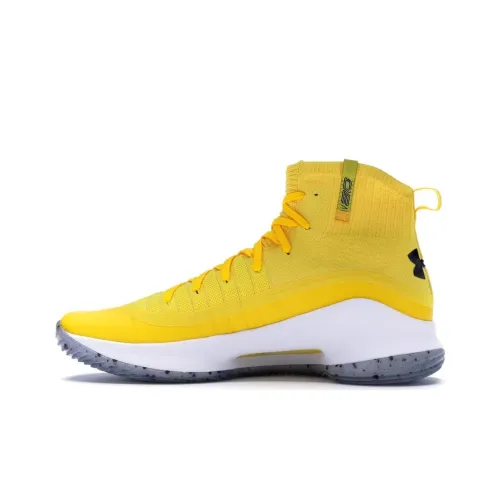 Under Armour Curry 4 Cal Curry 4 High Топ Баскетбольные кроссовки Мужской Желтый