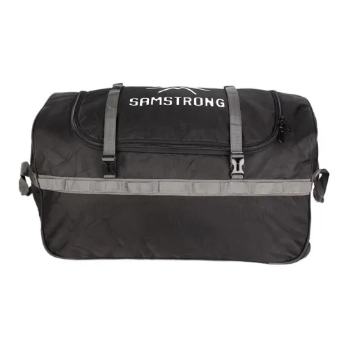 SAMSTRONG Полиэстер Тролль Сумка Тролль Колесо Рюкзак Сумка для хранения Путешественная сумка Стандартная Унисекс Черный