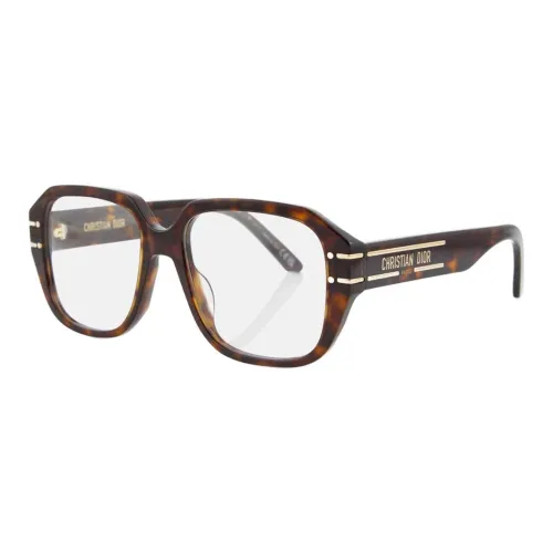DIOR Ацетат Квадратные Оправы для Очков Женские Коричневые