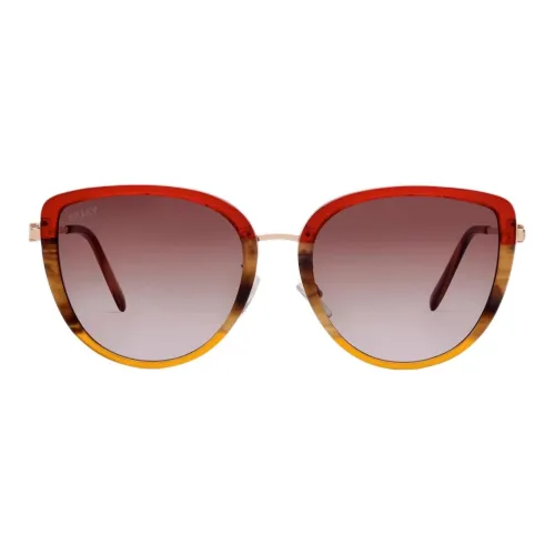 BALLY Кошачий глаз Солнцезащитные очки Женские Оранжевые