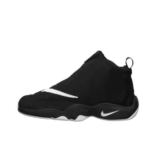 Nike Zoom Flight 98 The Glove Черный Белый Нелипкий Легкий MID Топ Баскетбольные кроссовки Мужской Черный