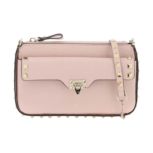 Valentino Garavani Телячья кожа Одно плечо Через плечо Клатч Женский Розовый