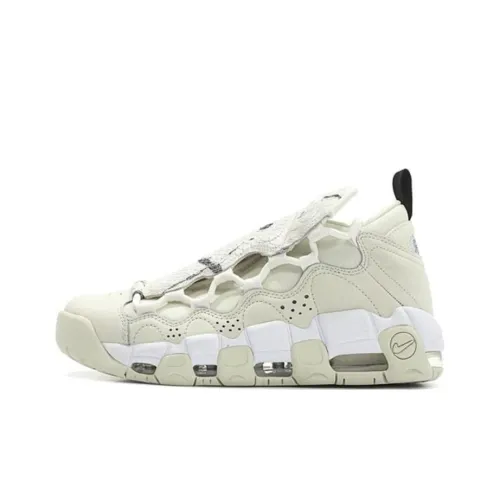 Nike Air More Money Snakeskin Low Топ Винтажные баскетбольные кроссовки Женские Серый белый
