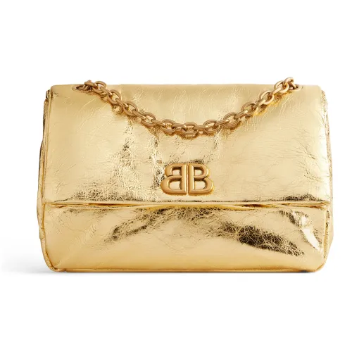 Balenciaga Телячья кожа Сумка Сумка через плечо Женская Золотая