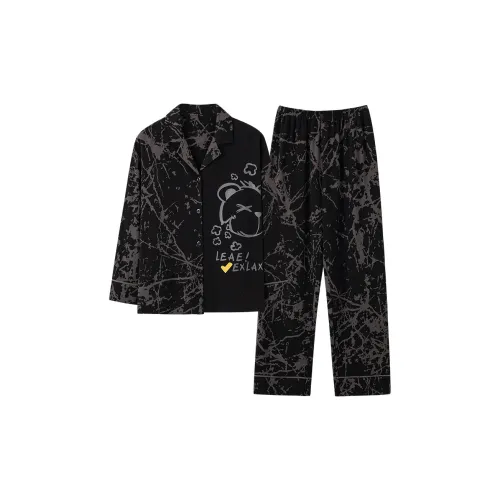 Сон Outerwear Ready Students Dormitory Home Pajama Set Unisex