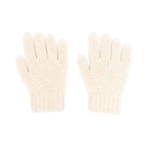 Bonpoint Вязаные перчатки Baby Beige